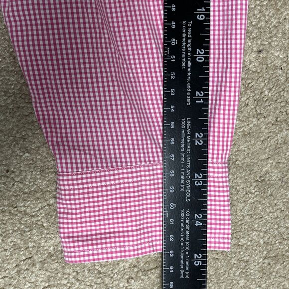 VTG NWOT‎ 90s Ralph Lauren Mens Shirt L Blake 100% Two-Ply Cotton Gingham Check - Picture 13 of 14